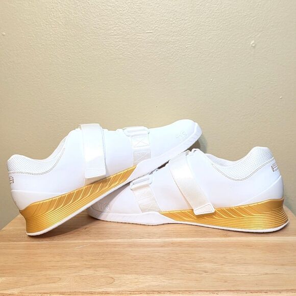 TYR L-1 Lifter Limited Edition Squat University Lifting Shoes White Gold 13 - Picture 4 of 7